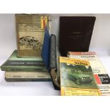 Two boxes of vintage car manuals - NO RESERVE
