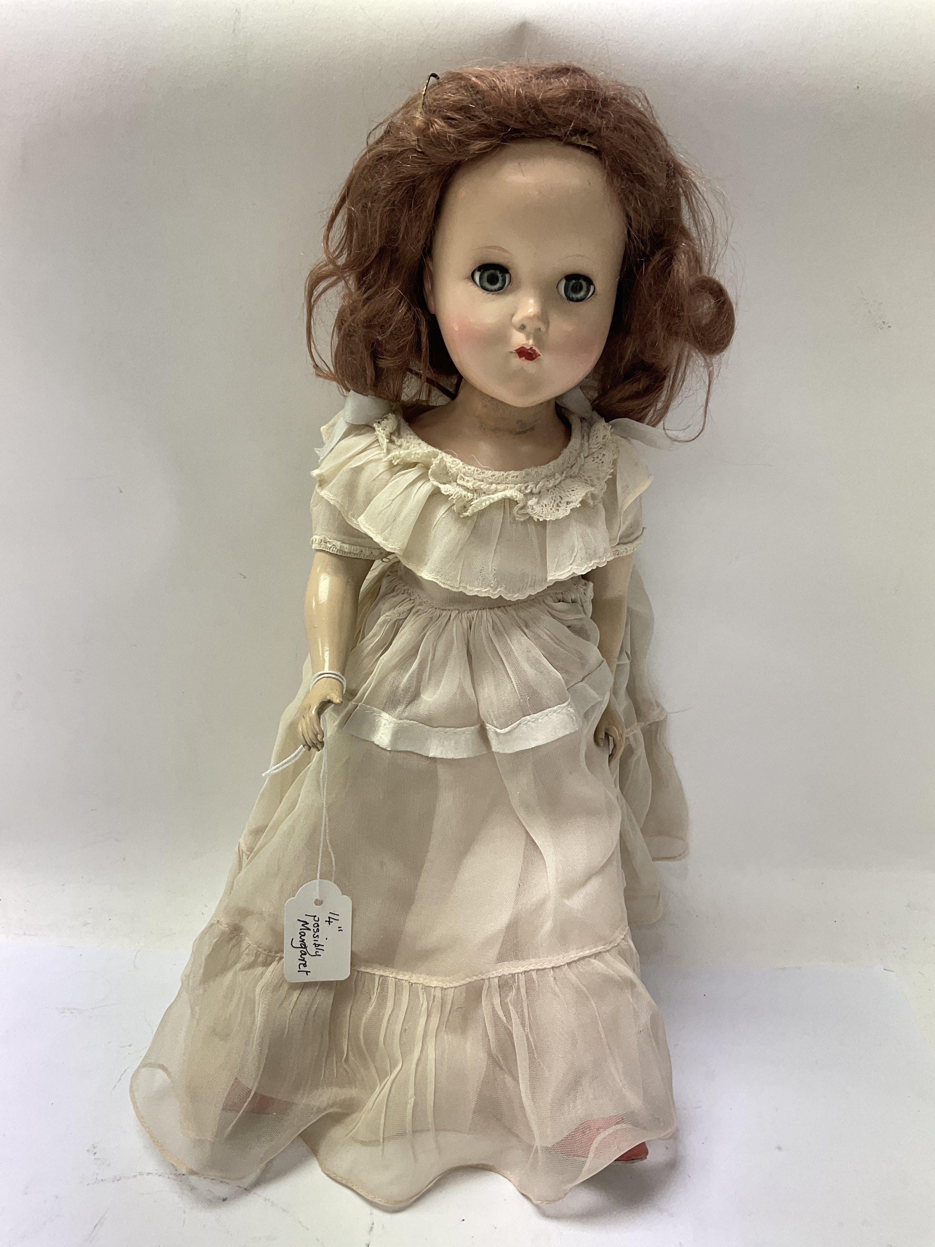 A Madame Alexander doll c.1948 compostion head and body, possibly Princess Margaret - NO RESERVE