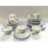 A Shelley tea set in Lilac Time pattern - NO RESERVE