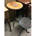 Two occasional tables, no reserve.