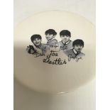 A Beatles plate and a Beatles gum gift ring - NO RESERVE