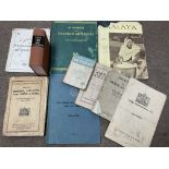 An interesting collection of books and documents i