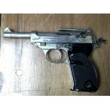 A Japanese replica Walther Lugar revolver gun and case. No reserve.