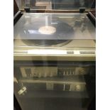 A Pioneer PL-340 record deck and stack system SA-540 and CT-540 tape deck - NO RESERVE