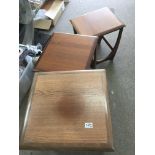 A nest of G Plan tables and a coffee table (sun bleached) - NO RESERVE