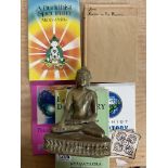 A collection of Buddhist related items to include