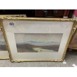 A Pair gilt framed highland watercolours signed W.Piper