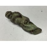 A small bronze monkey amulet - NO RESERVE