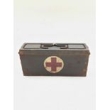 WW2 German MG 34\42 Ammo Tin used as first aid box