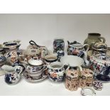 A collection of decorative Victorian ceramics incl