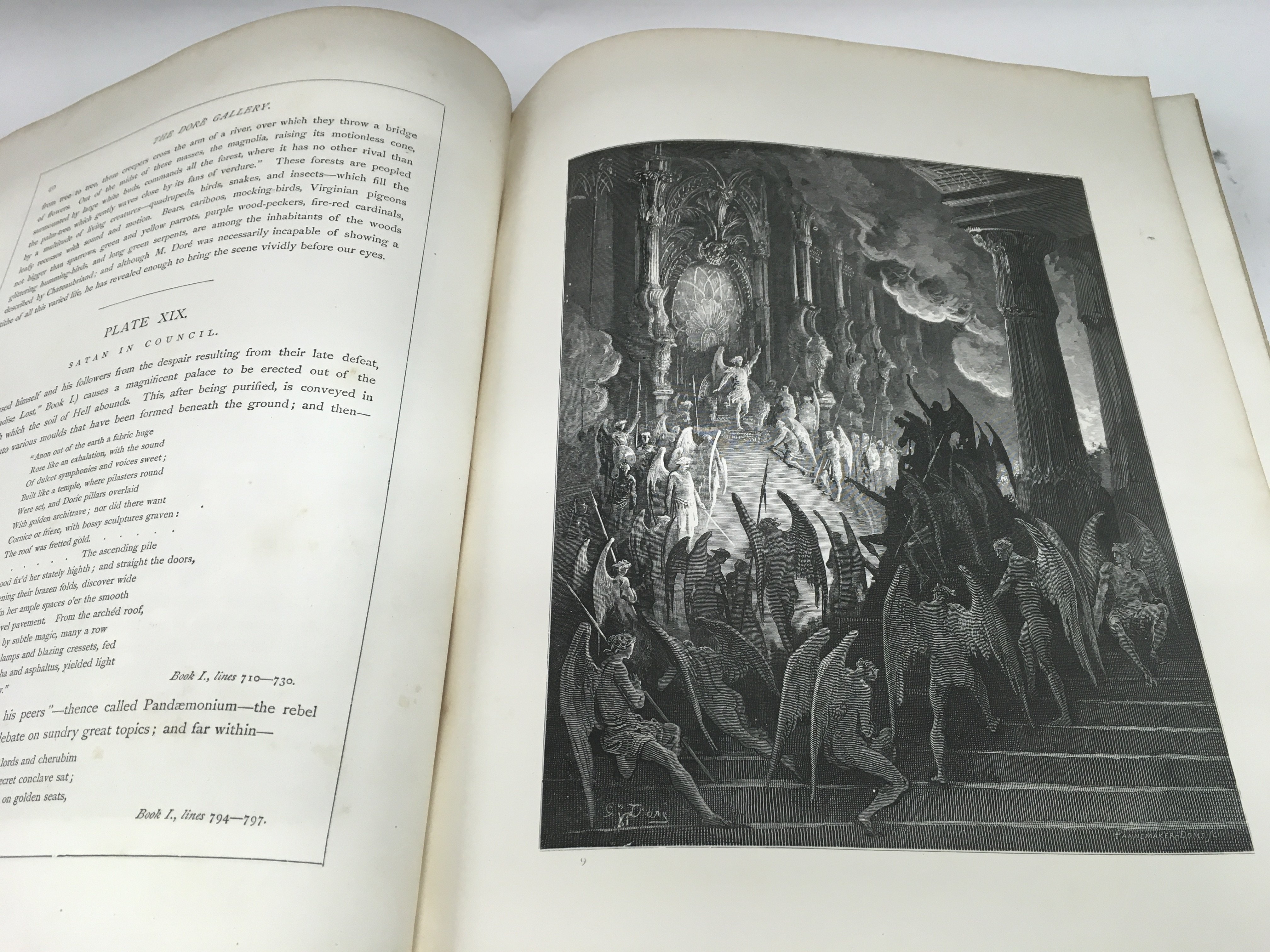 A Victorian book 'The Dore Gallery' containing 250 engravings and published by Cassell, Petter and - Image 3 of 4