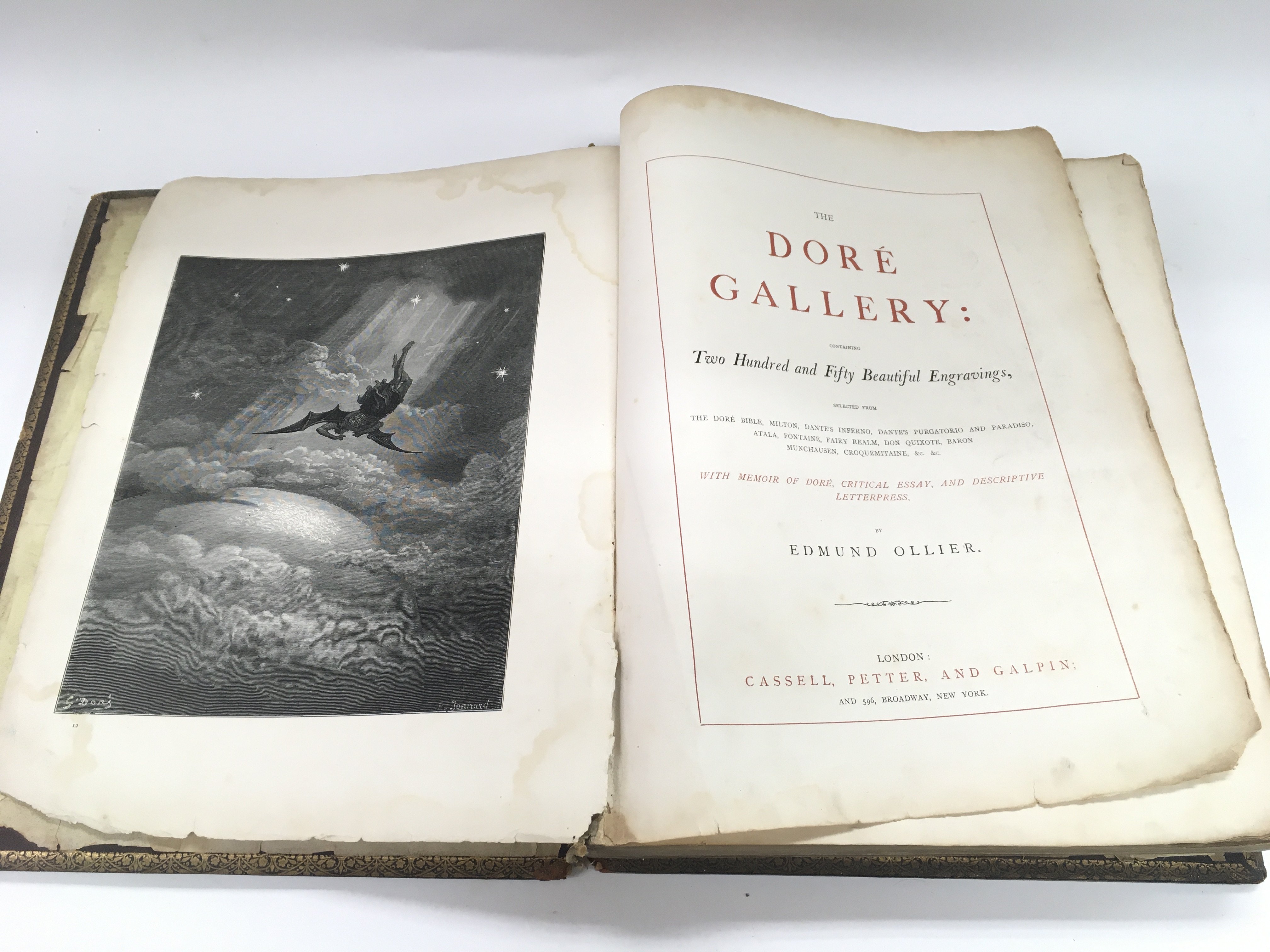 A Victorian book 'The Dore Gallery' containing 250 engravings and published by Cassell, Petter and