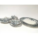 A late Victorian Colwyn part dinner service three