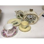 A Melba ware Coffee set Devon pottery and other ceramics (a lot) part lot illustrated - NO RESERVE