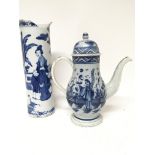 An 18th century English Creamware coffee pot decor