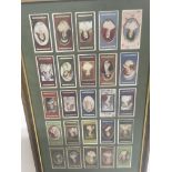A Collection of cigarette cards various together with a framed set - NO RESERVE