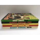 A box of vintage Shoot! football magazines and annuals from the late 1970s / early 80s - NO RESERVE