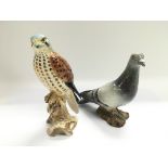 Two Beswick figures of birds comprising a Kestrel,