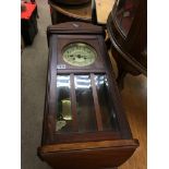 A wall clock with Arabic numerals - NO RESERVE