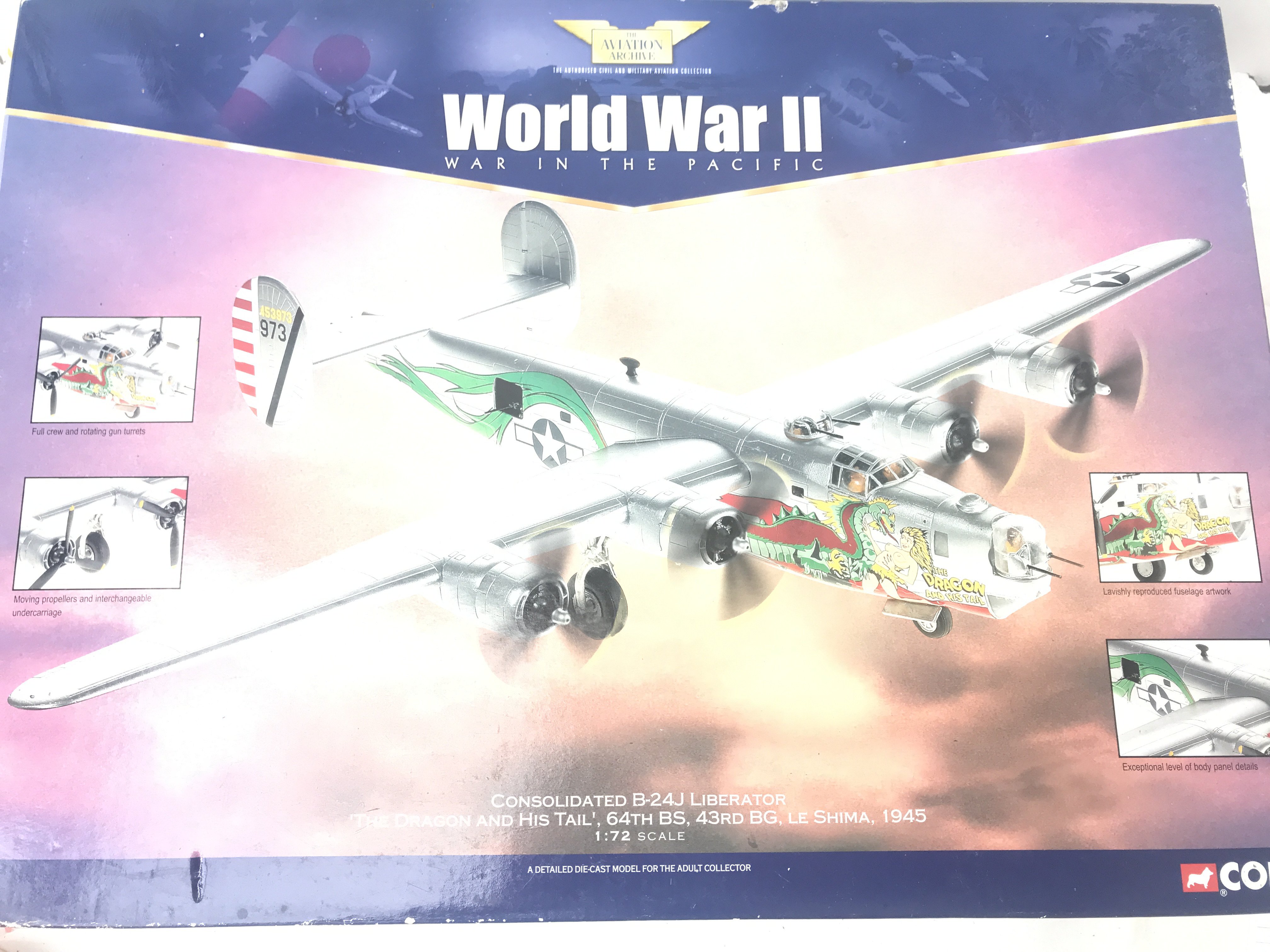 A Boxed Corgi Consolidated B-24j Liberator. #AA340 - Image 2 of 2