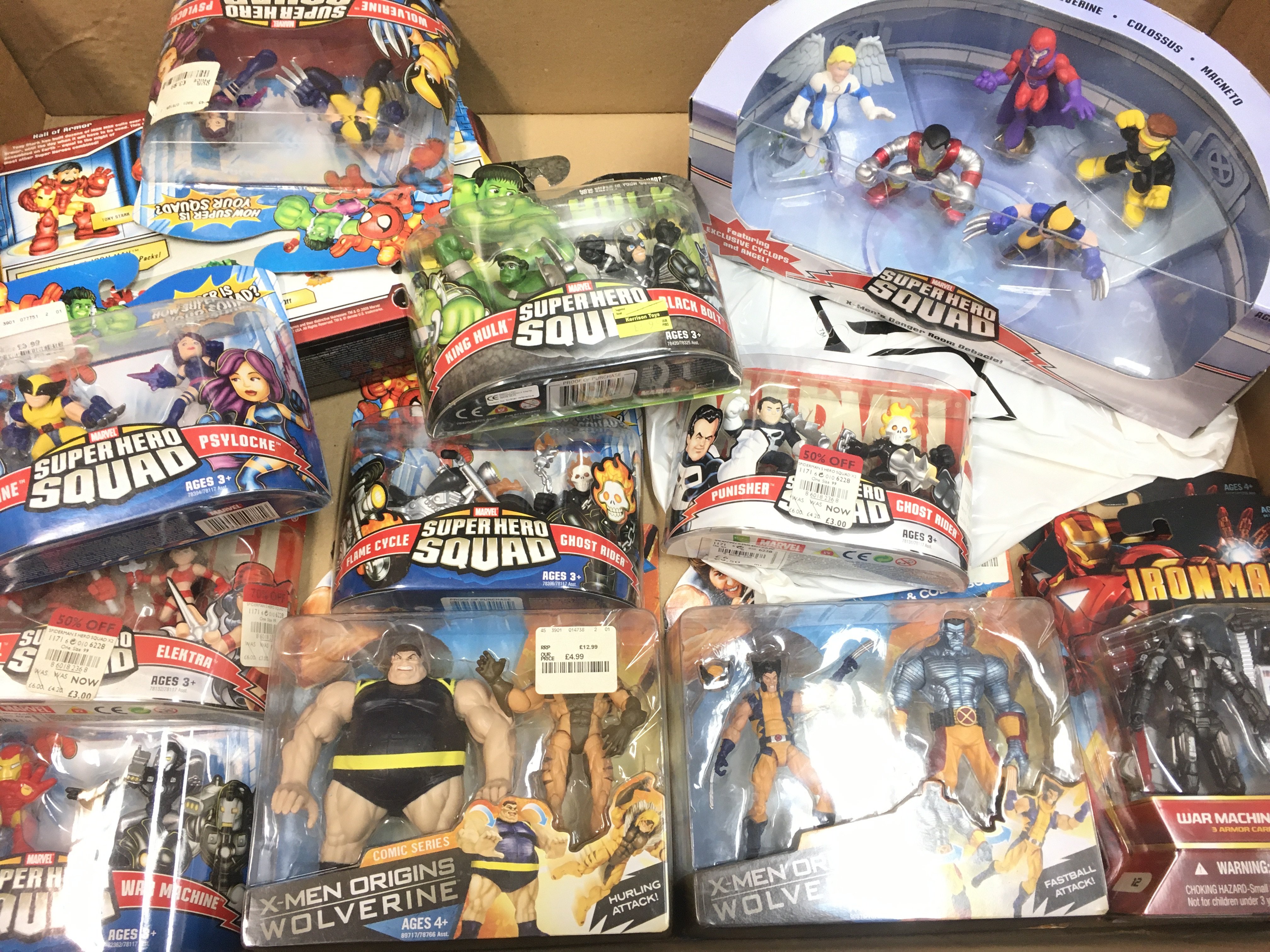 A Box Containing a Collection of Marvel Universe Figures and Super Hero Figures. All Carded. - Image 2 of 2