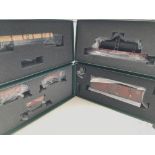 4 X Spectrum Cars "ON30" a Dining Car #26996 a Tank Car #27199 Christmas Gondola Car #27242 and 3