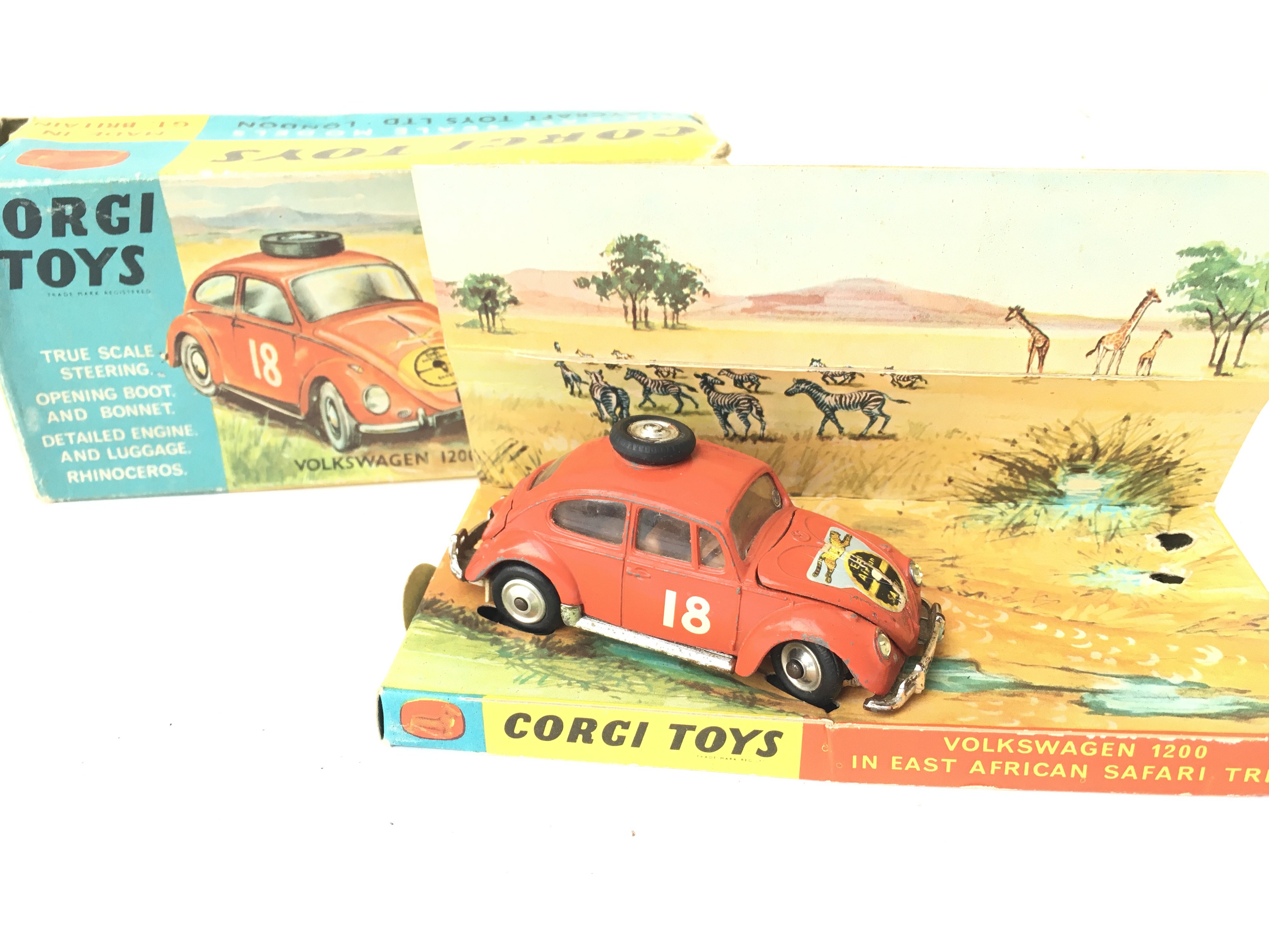 A Boxed Corgi Volkswagen 1200 #256 Missing Rhino. - Image 3 of 3