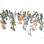 A Collection of Vintage Marx Toy Soldier's.