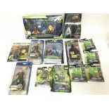 Collection of various carded figures. Including Be