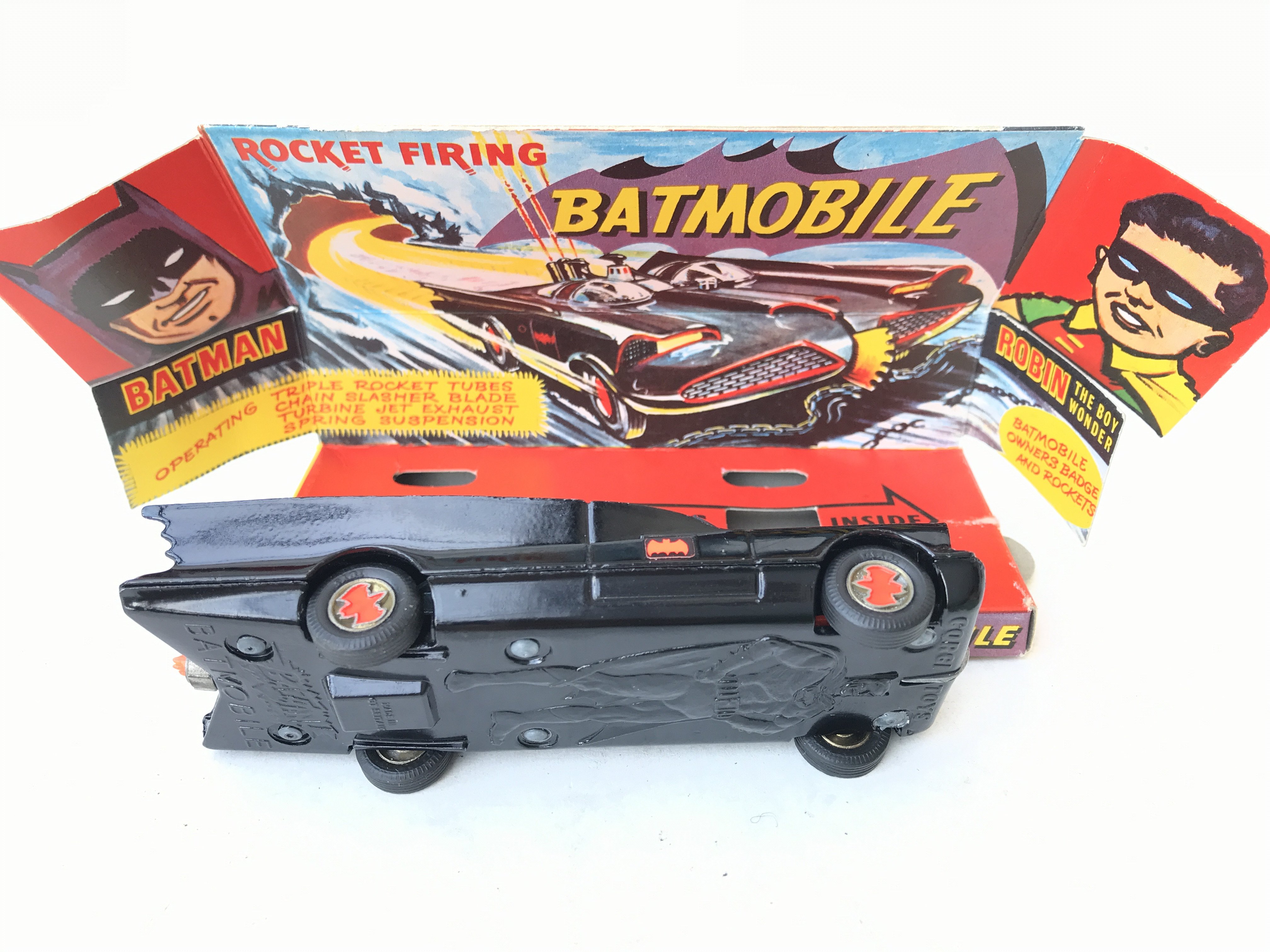 A Corgi Batmobile with Original inner Plinth. - Image 2 of 2