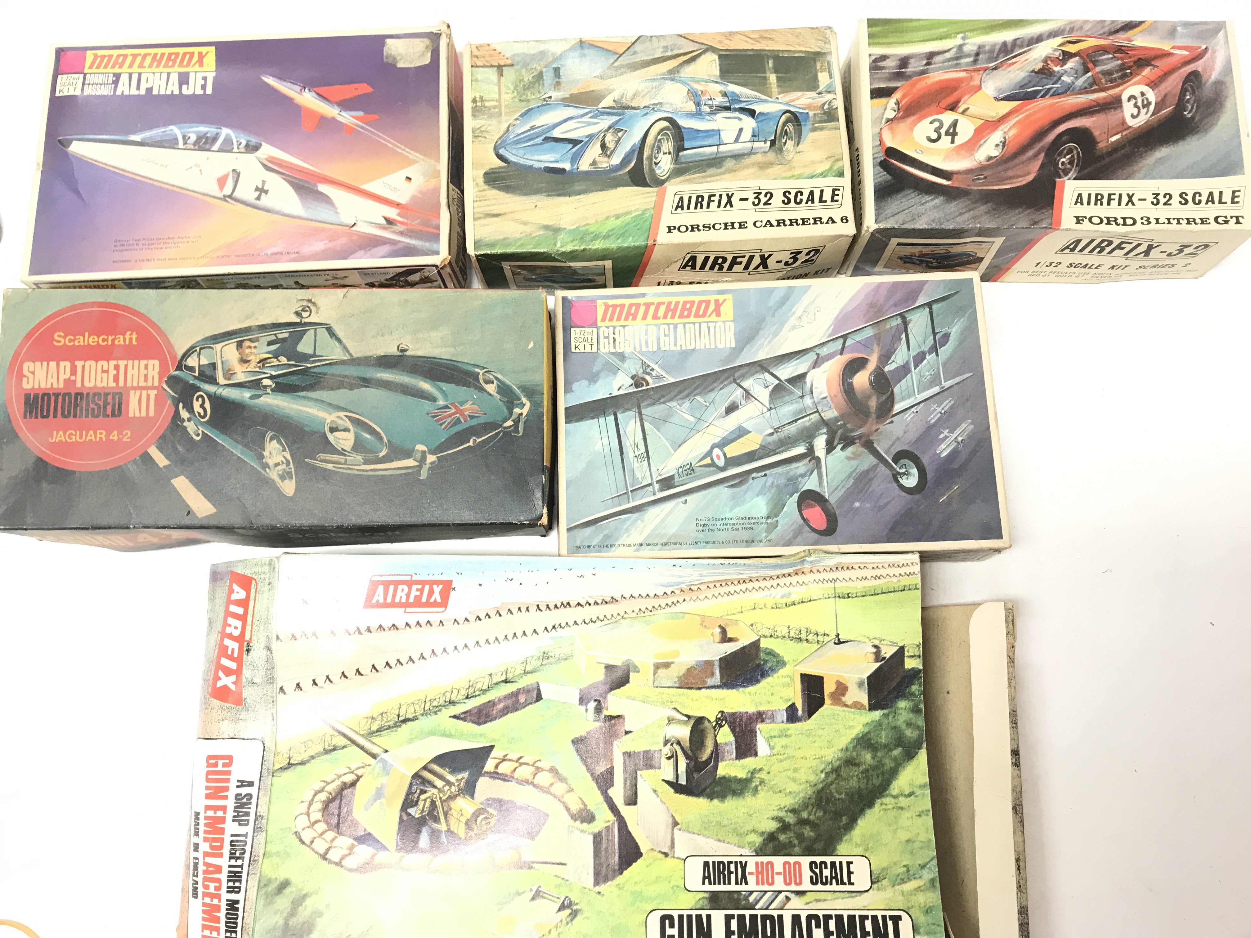 A Collection of Model kits, that have been built,half built.no reserve