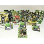 Collection of various ben 10 figures. Boxed. No re