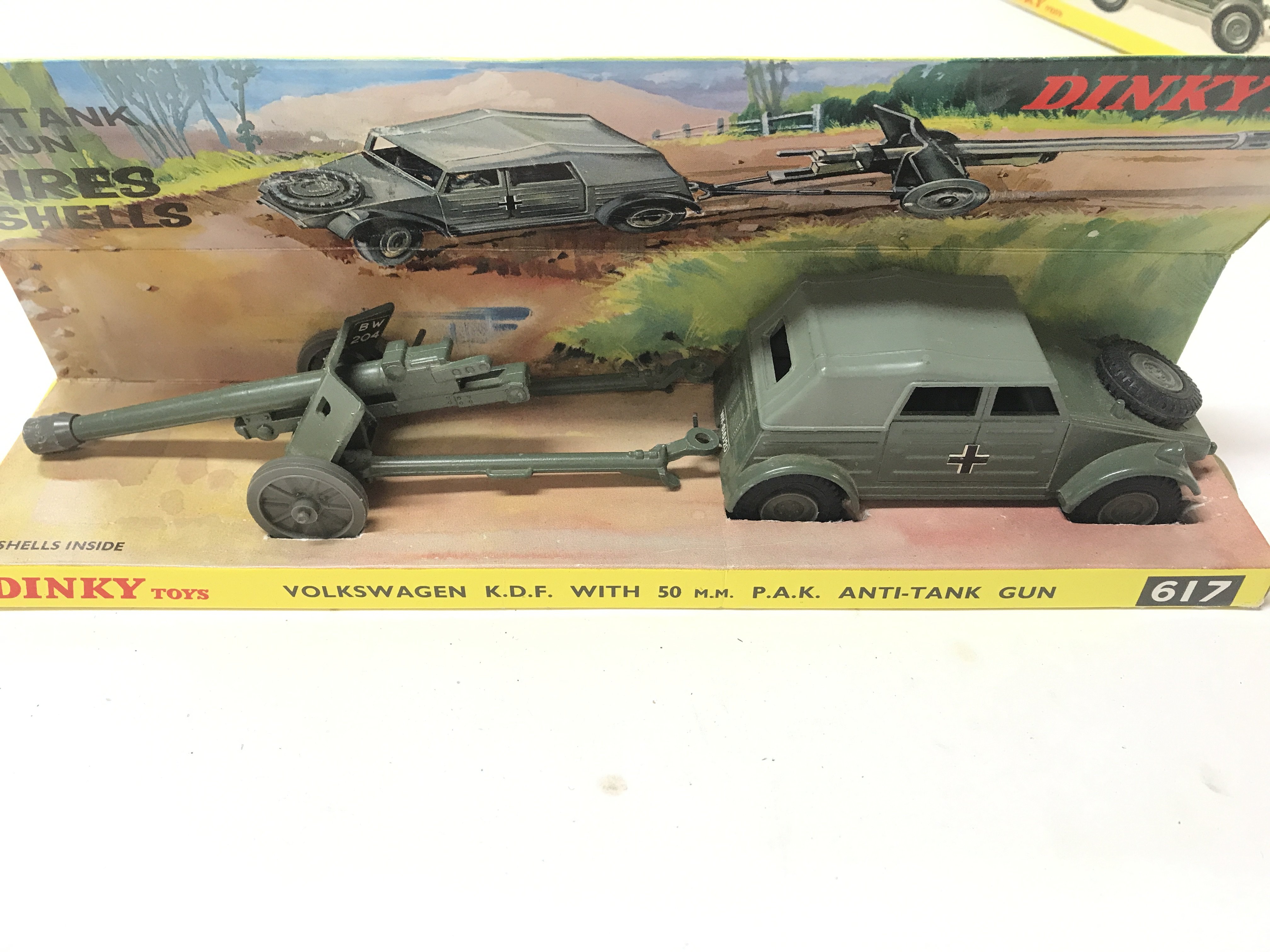 A Boxed Dinky Maximum Security Vehicle A/F #105 and A Dinky Volkswagen K.D.F With 50mm Anti-Tank - Image 4 of 4