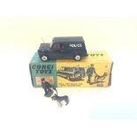 A boxed Corgi B.M.C. Mini Police van with Tracker Dog #448 with reproduction insert - NO RESERVE
