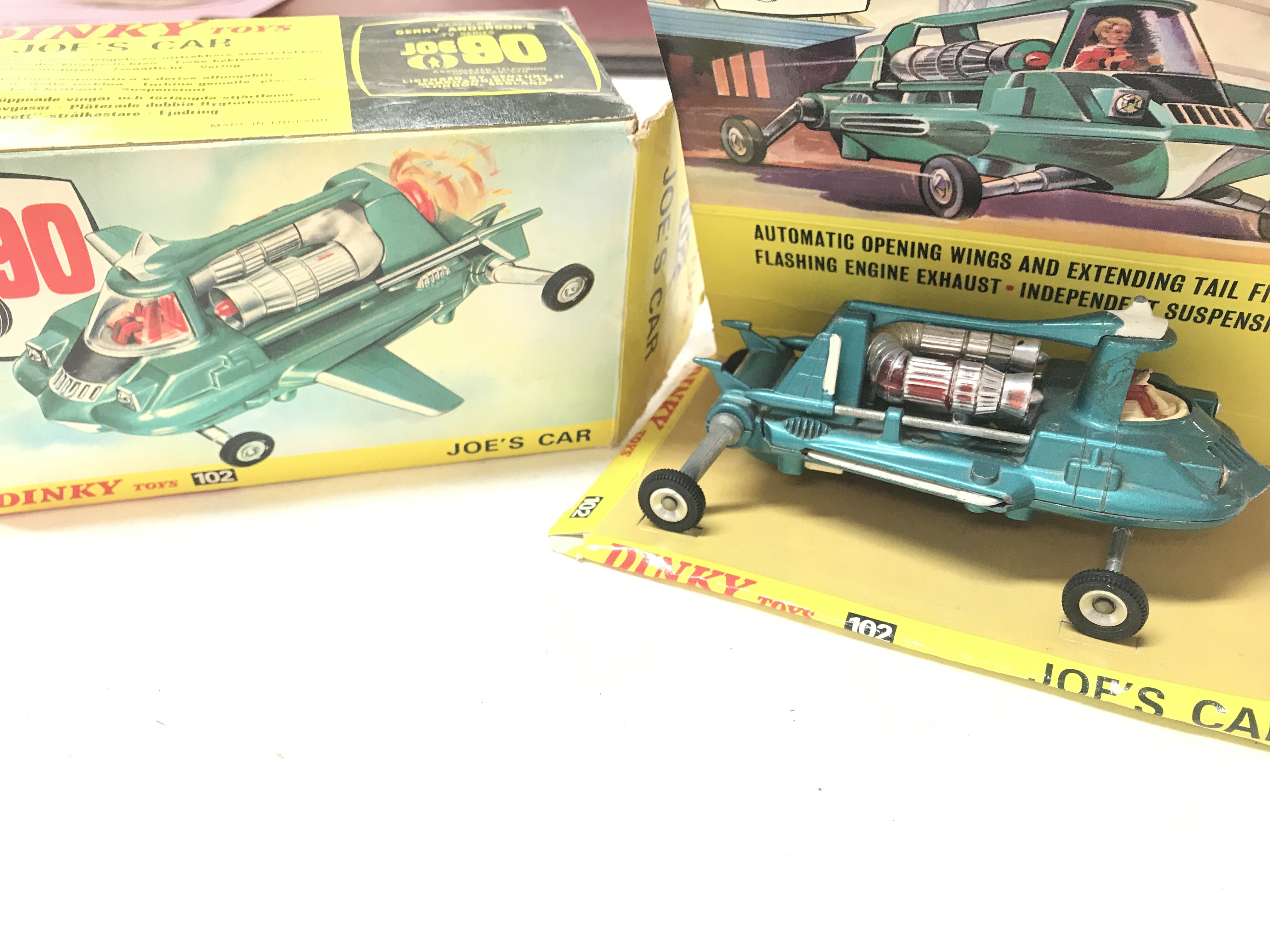 A Boxed Corgi Silver Streak #169 and. Boxed Dinky Joe 90 Car A/F Box is Worn.102. - Image 3 of 5