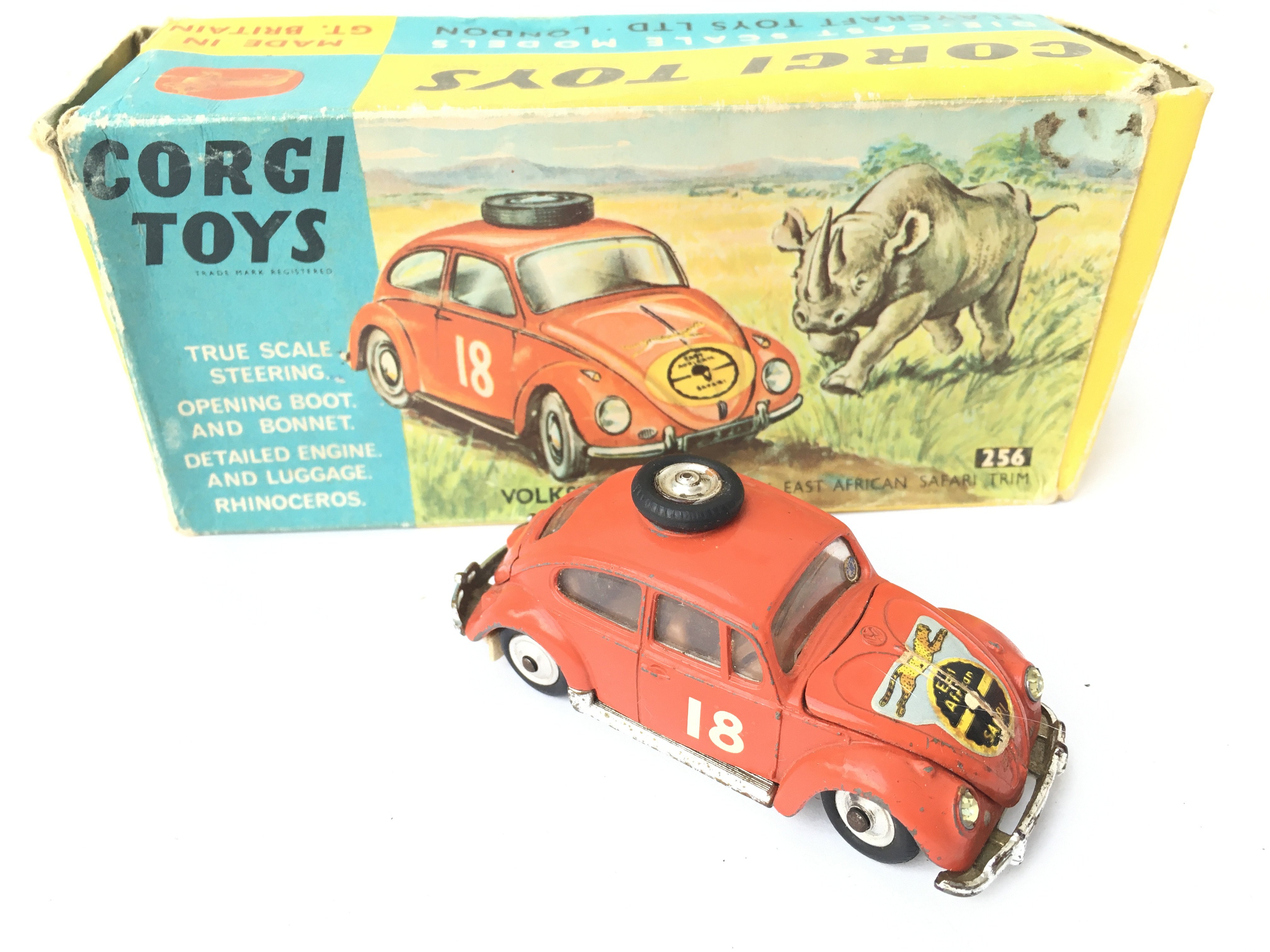 A Boxed Corgi Volkswagen 1200 #256 Missing Rhino. - Image 2 of 3