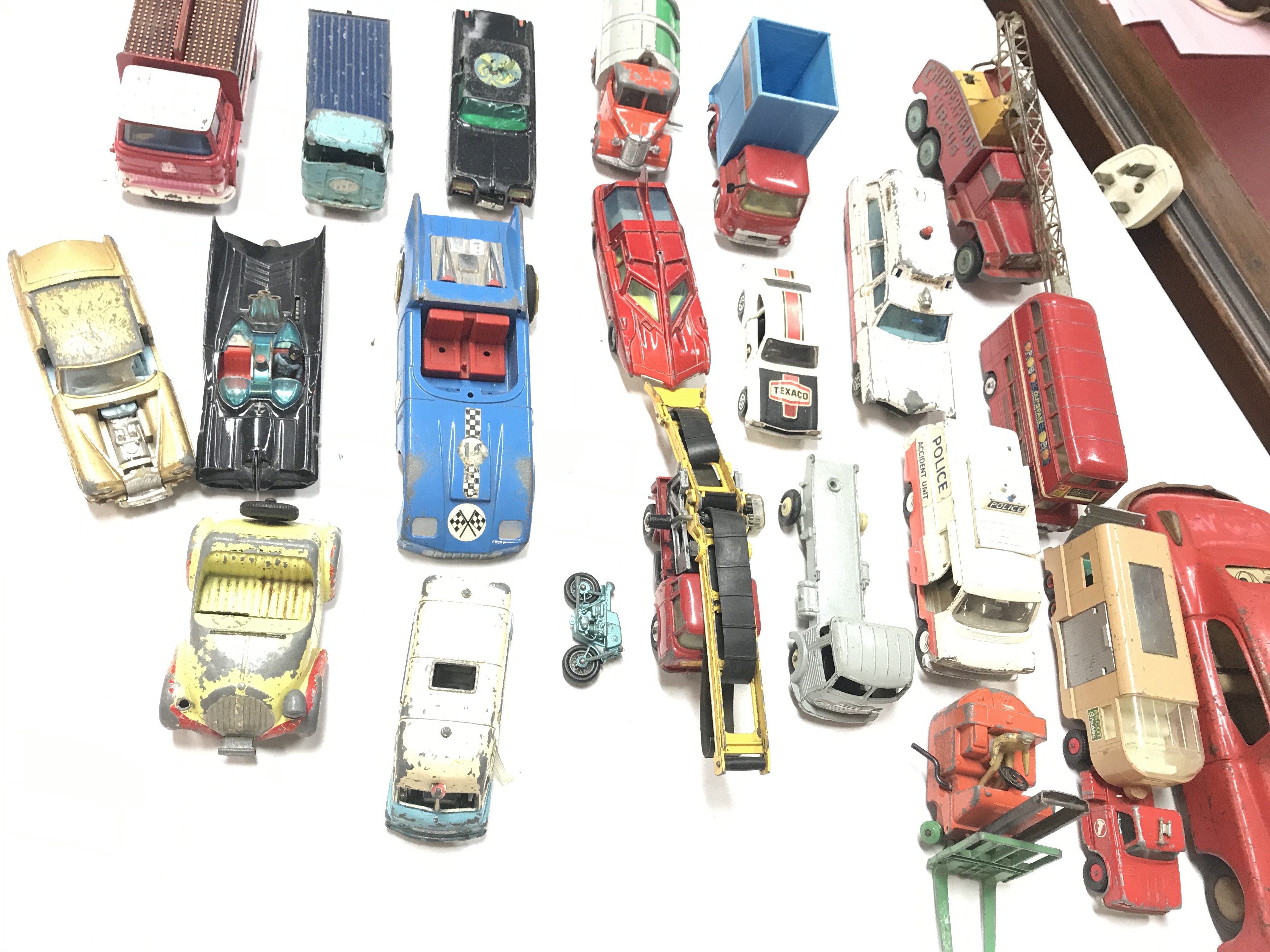 A Box Containing a Collection of Playworn Dinky. Corgi. Tri-ang Die-Cast. - Image 2 of 2