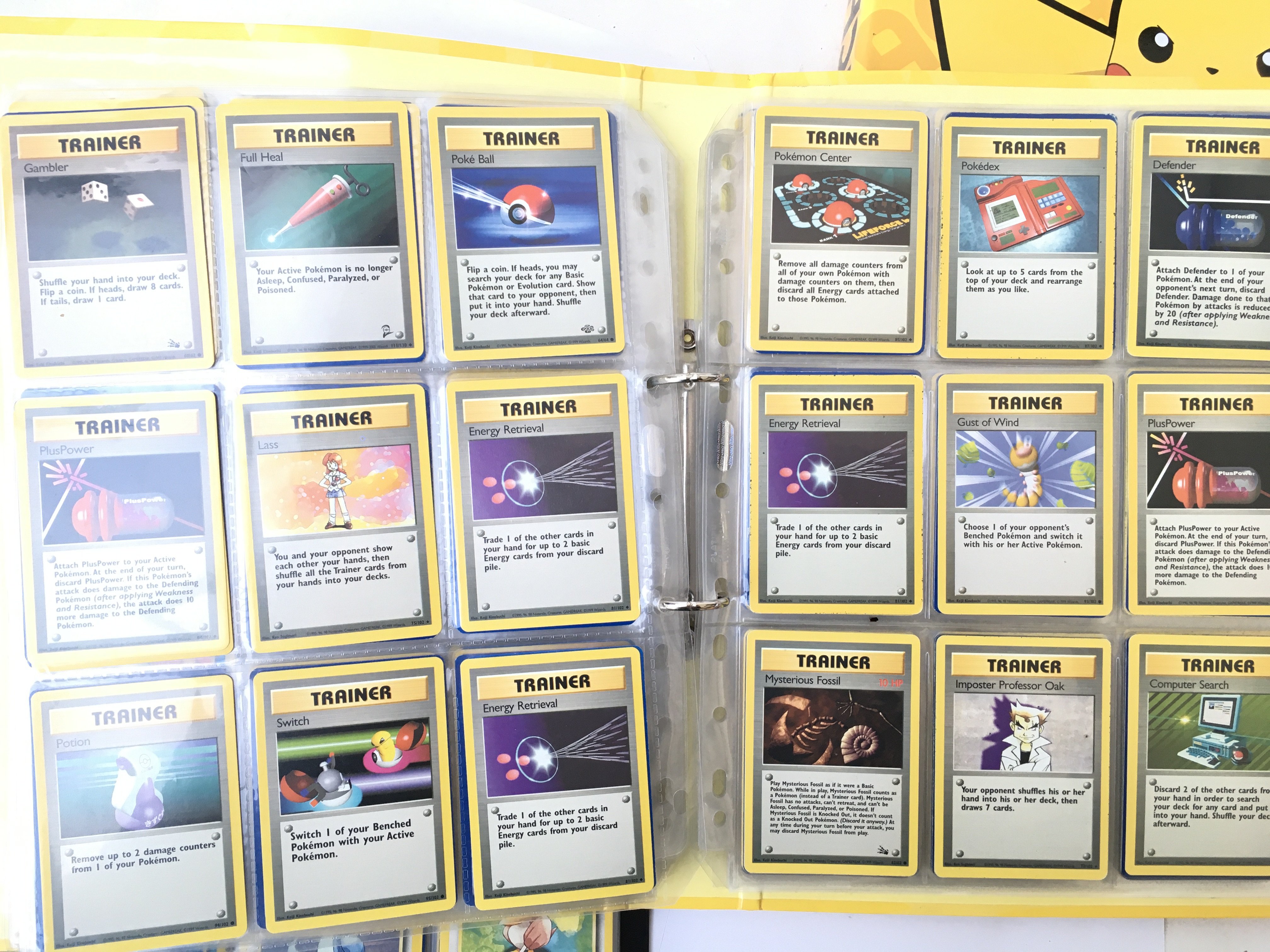 3 albums of Pokemon Card including Base set.Fossil - Image 3 of 6