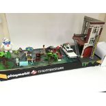 Ghostbusters playmobil display.