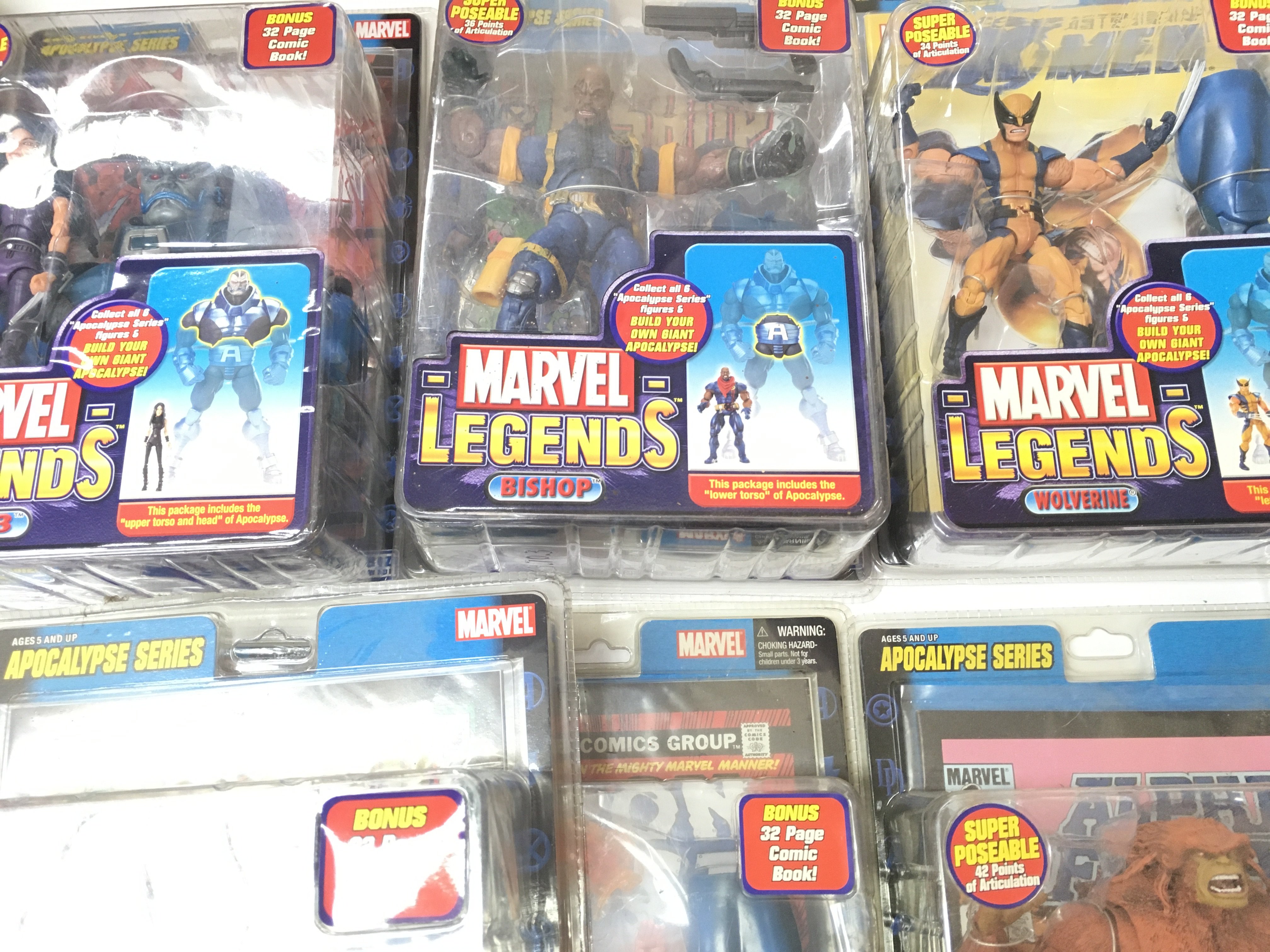 A Box Containing a Collection of Marvel Legends Figures. - Image 5 of 5