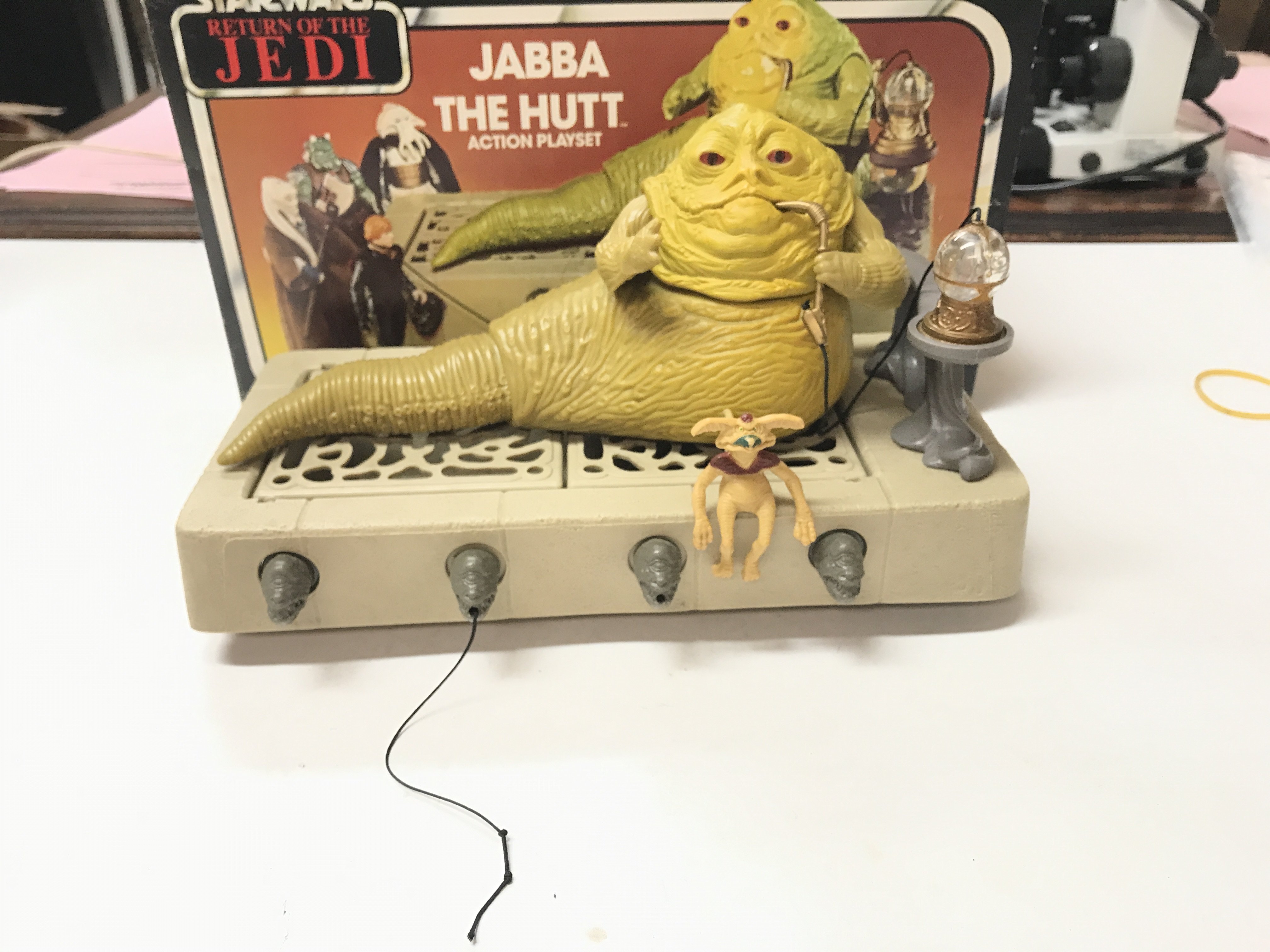 WITHDRAWN - A Boxed Vintage Star Wars Jabba The Hut Playset. 1 Part Missing. - Image 2 of 2