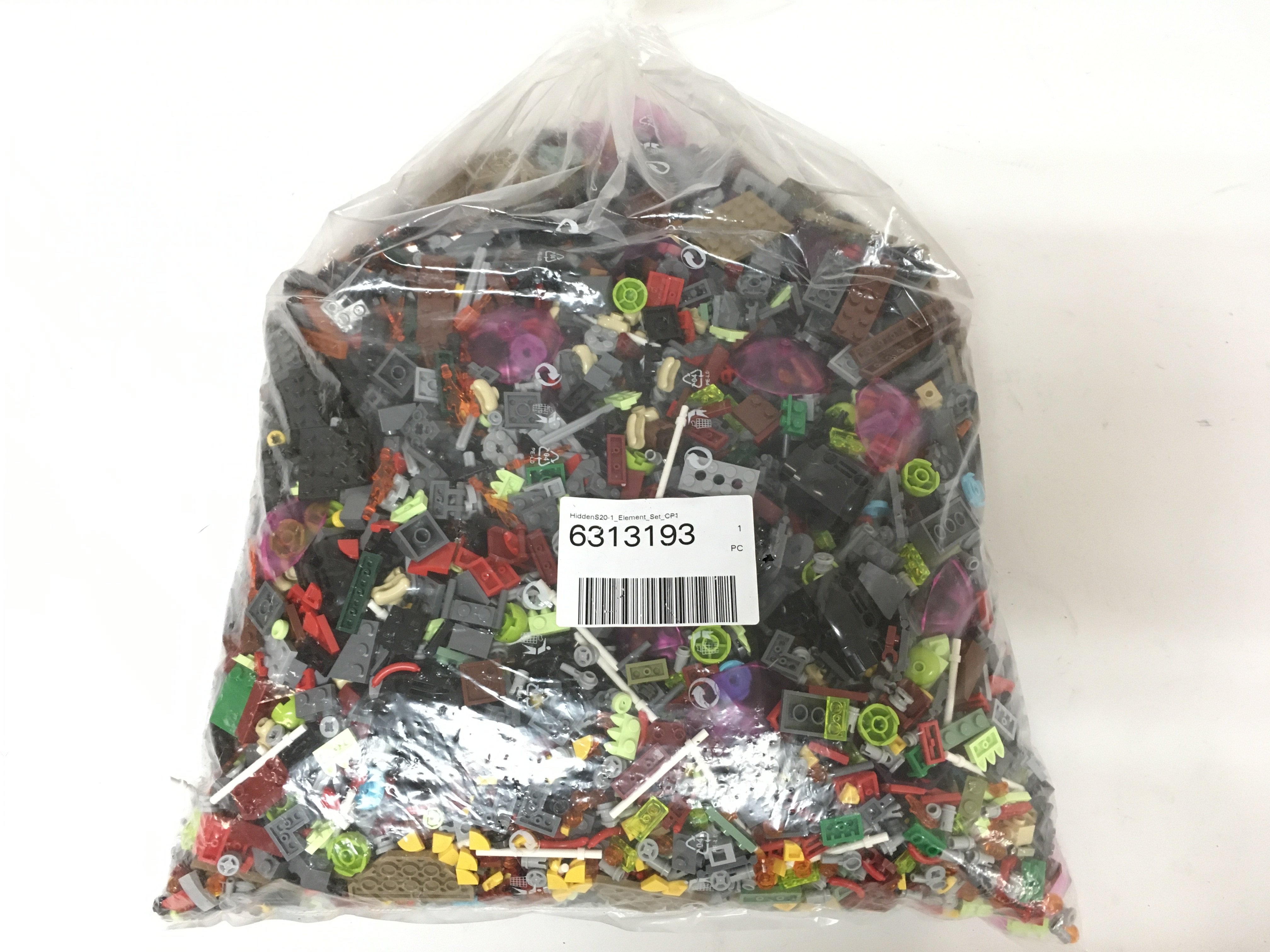 Bag of assorted Lego. Approximately 3kg.