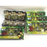 Collection of various Ben 10 figures. Including li