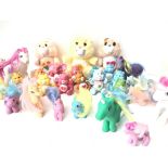 A Collection of Vintage Care Bears. My Little Pony