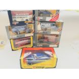 A Collection of Corgi busses.Trucks and a Rolls-Royce Corniche.#279 all boxed - NO RESERVE
