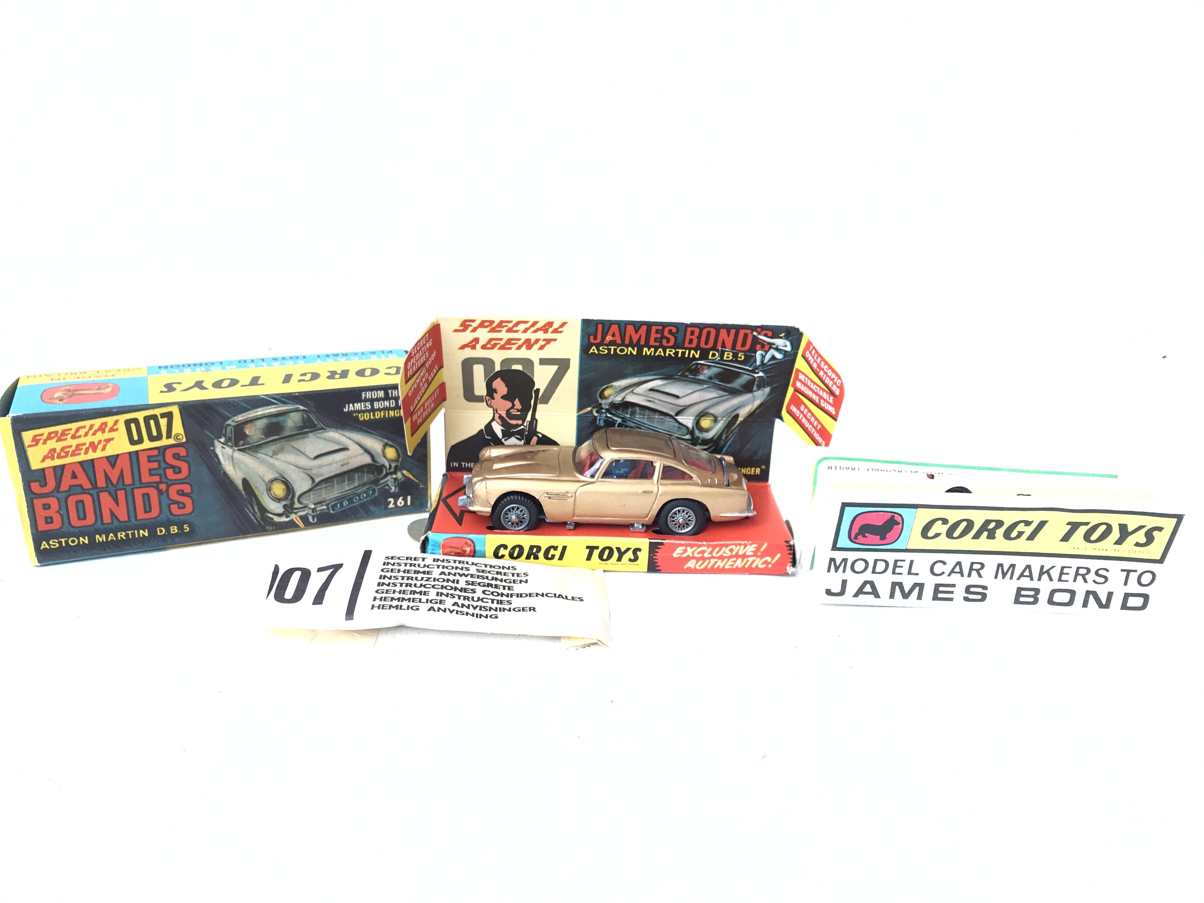 A Boxed Corgi James Bond Aston Martin with Secret