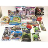 Collection of various boxed toys. Including Star W