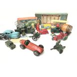 A Box Containing a Collection of Playworn Vehicles