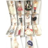 A Collection of 14 1960s Fashion Dolls. Boxed.