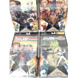 4 X G.I. joe Comic Packs With Figures. New.